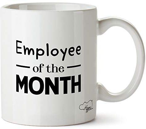 Hippowarehouse Employee of The Month Printed Mug Cup Ceramic 10oz