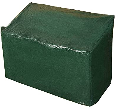 Ram® Heavy Duty 3 Seater Waterproof Outdoor Garden Bench Cover with Corner Eyelets and Securing Ropes – Suitable for Benches up to 160cm (Bench Cover)