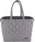 normani Einkaufskorb Shopper geflochten aus Kunststoff - robuster Strandkorb aus wasserabweisendem Material Farbe Classic/Brown