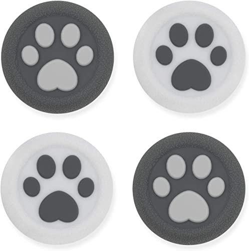 Geekshare 4 Stück Cat Paw Daumengriff Set Joystick Caps für Switch Pro Xbox One Controller PS4 Game Zubehör Thumbstick Button, Cat Claw 04-Switch Pro/PS4