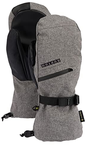Burton Herren Gore Fäustlinge, Gray Heather, XS