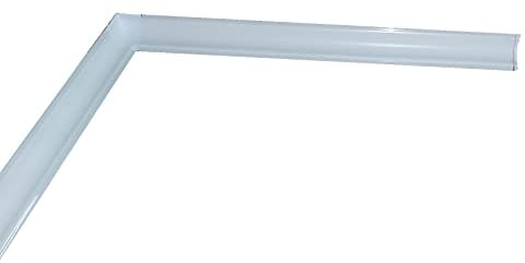 Kit profilo raccordo igienico bianco mt. 2,50 x 2 aste +2 angoli interni + tappi