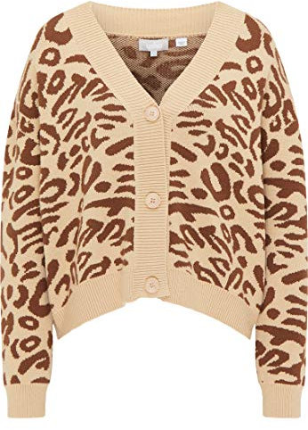 usha Damen 4059275730668 Strickjacke, Beige Braun, XL-XXL (27er Pack)