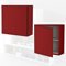 Hängeschrank, Säule 40 x 17 x 40 cm, Rot