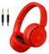 BRNEWO Wireless Bluetooth Headphones Over Ear, Hi-Fi Stereo Foldable Wired/Wireless/TF for Travel/Adult/Kids/Teen, 25 Hours Playtime(Red)