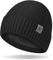 HASAGEI Mütze Herren Damen Thermo Strickmütze Winter Beanie Mütze mit Fleece Warmfutter Wintermütze Modern Weich Elastisch Fleece Mütze für Outdoor Sport Shoppen Dating Laufen Skifahren (Schwarz)