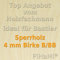 PiHaMi® 4 mm Birke Sperrholzplatte Qualität B/BB 76 x 50 cm