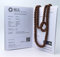 ShivaRatna Rudraksha Mala 108+1 Perlen (Pathri Mala/Chikna Mala) ISO Lab zertifiziert