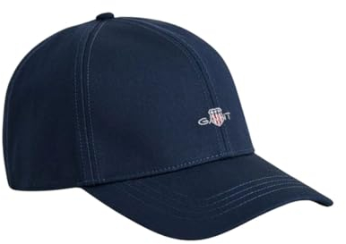 GANT Unisex High Cotton Twill Cap, MARINE, Einheitsgröße EU