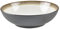 BITZ Salatschüssel, Schüssel/Schale aus Steinzeug, Spülmaschinenfest, Durchm. 24 cm, Schwarz/Creme