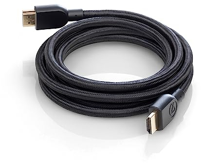 Elgato Cable HDMI Ultra Rápido – Certificación HDMI 2.1, 48 Gbit/s, admite 8K@60Hz, 4K@120Hz, HDR dinámico, eARC, Dolby Atmos, compatible con HD60 X, Sony PS4/PS5, Xbox Series X/S etc., 2 m / 6,5 pies