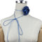 apughize Choker-Halskette aus Stoff, Rosen-Motiv, Halsband, Blumenkette, Choker, Party-Geschenk, Mädchen, Stoffmaterial, Rosen-Halskette, blaue Jeans-Rosen-Halskette