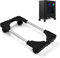 Wisebom Support De Boîtier D'ordinateur, Support d'unité Centrale Mobile avec 4 roulettes, Chariot de Support de Tour d'ordinateur de Bureau Réglable Adapté à PC ou d'ordinateur sous Le Bureau