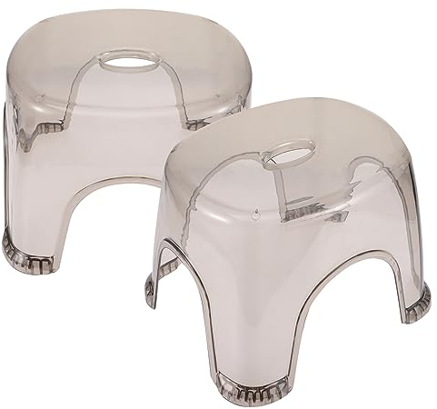 2St hockender Stuhl Hocker fürs Töpfchentraining Tritthocker für Kleinkinder Fußbank tragbarer Tritthocker hocker für klassenzimmer grundschule Pflege Schuhe wechseln die Bank Baby