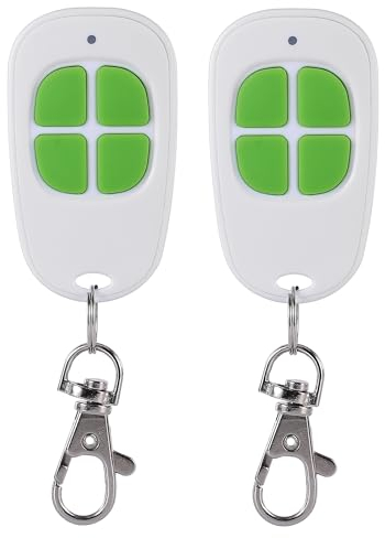 2 x AAM0085 Télécommande Motorisation Portail Portes de Garage 4-Canaux 433,92MHz Garantie de 3 Ans