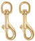 EIHI Karabinerhaken mit Blattfeder, Haken mit Drehgelenk, 2 Stück im Set 64mm Bolzenkarabiner Bolzen-Karabiner für Hundehalsband, für Paracord Hunde-Leine, Schnapp-Karabiner Drehkopf