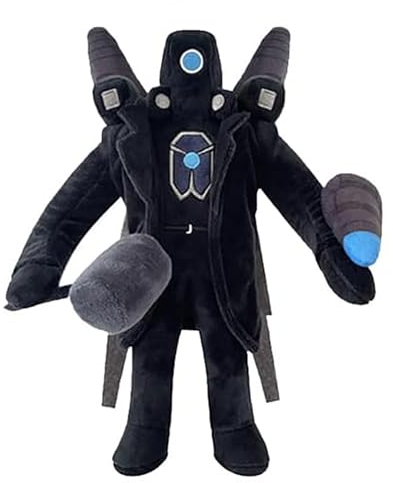 GUUIESMU Titan Drillman Plush,Upgraded Titan Speakman Plush,Titan Clockman Plush, New Upgraded Titan Cameraman Plush,Upgraded Titan Tv Man Plush For Fans Kids Halloween Christmas Birthday Gift (B)