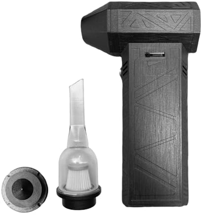 Asslye Turbo Fan Jet Blower, 130000RPM Elektrische Staubgebläse, Mini Jet Ventilator, 9000mAh Tragbares Handgebläse, Wiederaufladbar Handheld Dusters für Reinigung