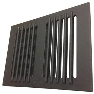 FIGEVIDA Griglia in ghisa per Camino e Stufa a Pellet 31,8 x 24,8 cm per Caduta Cenere e aereazione