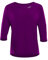 Winshape Damen Functional Light and Soft ¾-arm Top Dt111ls Yoga-Shirt, Dark-Plum, XS EU