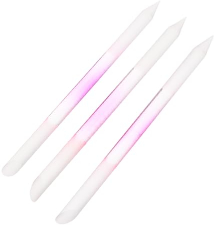 Healvian 15 Pièces lime à ongles double tête limes à ongles bâtons de ponçage des ongles outils de manucure femme lime à ongles manucure en verre en verre portable Un