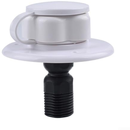 YUANGANG Wohnmobil-Wassereinlass, Camper-Wassereinlässe, Rückschlagventil, Edelstahlfilter mit 1,27 cm Gewinde für Wohnwagen, Boote
