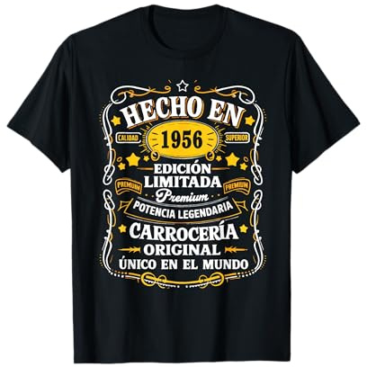 70 Cumpleaños Hombre 70 años Hecho En 1956 Regalos Camiseta