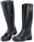 Donbest Stivali di Gomma Uomo Stivali da Antipioggia Wellington Rain Boots Scarpe Da Giardino Impermeabili Antiscivolo,Black3,EU46