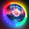 Adicop Fliegender Ring,LED Disc–39 RGB LEDs, 7 Modi, Wasserdicht, Frisbee mit 500 mAh Wiederaufladbarem Akku, ideal für Outdoor, Rasen, Campingspiele, Geburtstags