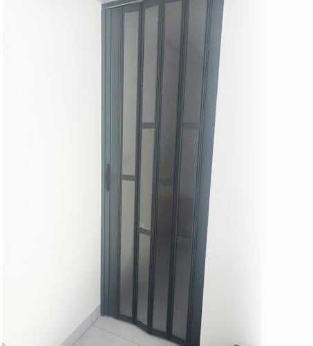 Falttür Falttüren Innentüren Schiebetür Faltschiebetür Für Die Küche, Waschküche, Schlafzimmer, Mehrfach Faltbare Ziehharmonika-Innentür Mit Mattiertem Acrylglas, Versenkbare Schranktüren Für Zuhause(