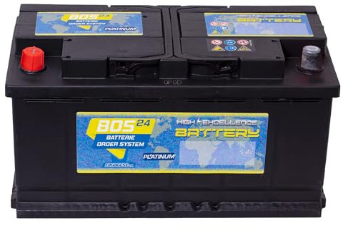 BOS24® BOS_E12 Batterie de démarrage 12 V 70 Ah 640 A Optimum Perfomance