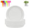 alwaiiz Lot de 10 soucoupes rondes en plastique pour plantes d'intérieur et d'extérieur