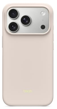 Beats Custodia per iPhone 17 Pro con MagSafe e Controllo fotocamera, finitura opaca, fodera in microfibra – Grigio gesso