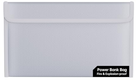 ZOOPIP Fireproof Lipo Battery Bag, Explosion-Proof Lithium Pouch