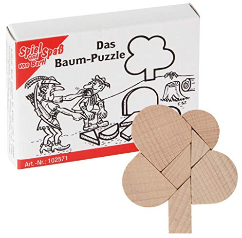 Bartl 102571 Mini-Holz-Puzzle Das Baum-Puzzle aus 7 kleinen Holzteilen