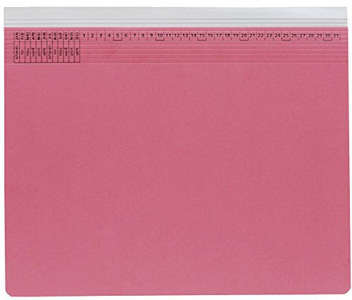 Q-Connect KF15781 Hängemappen und Zubehör Hängehefter Rechtsheftung rot