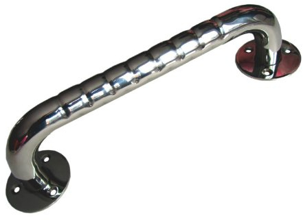 Edelstahl Haltegriff (30 cm, 40cm, 45 cm, 50 cm, 60 cm, 80 cm, 90 cm, 100 cm, 120 cm) - Wannengriff Stützgriff (80 cm)