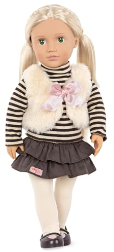 Our Generation Holly Doll – 18-inch Fashion Doll with Winter Outfit – Includes 6 Piece Clothing Set