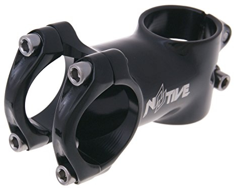 n8tive XC Vorbau kaltgeschmiedet AL2014 31,8mm EXT 60mm, Angle 6° - schwarz