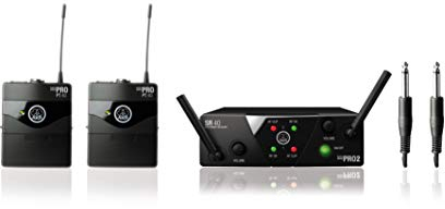 AKG WMS40 Mini Dual Instrument Wireless System - Dual Instrument, ISM/CH70