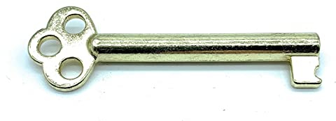 Merriway BH03583 Spare Keys For Wardrobe/Cupboard Lock, Brass, Pack of 2 Pieces
