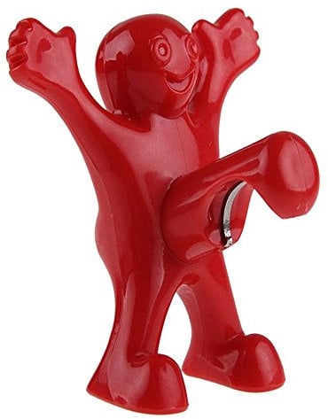 Kasstino Novelty Creative Bottle Stopper Corkscrew Bottle Opener Happy Man Tools (Opener)