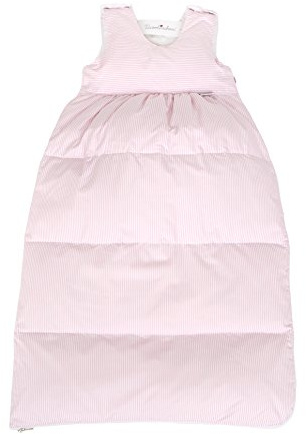 Tavolinchen Babyschlafsack Daunenschlafsack Streifen Klassisch Kinderschlafsack - Rose - 90cm - 100% Baumwolle