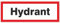 1 x Hydrant Schild Brandschutz Hinweisschild Brandschutz Feuerwehr 220 x 80 mm, 2 mm Aluminium-Verbundmaterial