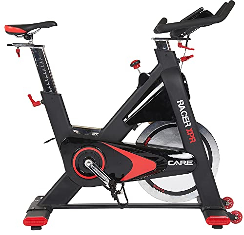 CARE FITNESS - SpiBike Rad Racer XPR Electronique - Premium SpiBike - Heimtrainer Fahrrad - Schwungmasse 24 kg - Multifunktions-Computer - Fitnessgerät für zu Hause
