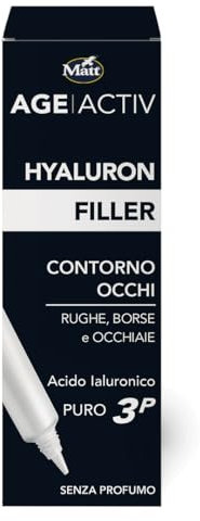 Matt - Age Activ Augencreme Lifting-Effekt - Intensive Glättung gegen Falten, Taschen und Augenringe - Hyaluronsäure 3P - 15 ml