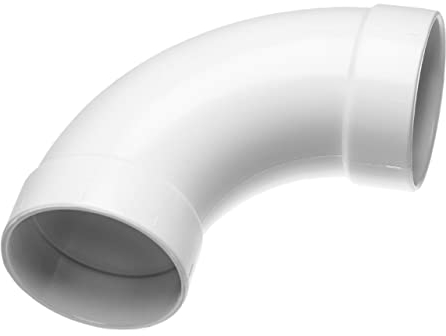 vhbw tuyau d'aspiration centrale coudé à 90°, long, intérieur/intérieur pour aspiration centralisée, 50.8 mm de diamètre/système de tuyau de 2