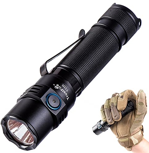 LED Taschenlampe, Trustfire T11R LED Taschenlampe Extrem Hell 1800 Lumen USB Aufladbar Taschenlampe 5 Modi Taktische Taschenlampe IP68 Wasserdicht Taschenlampe für Camping Wandern Notfälle