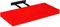 STILISTA Wandregal Volato, freischwebend, Farb- & Größenwahl, 30 cm Rot