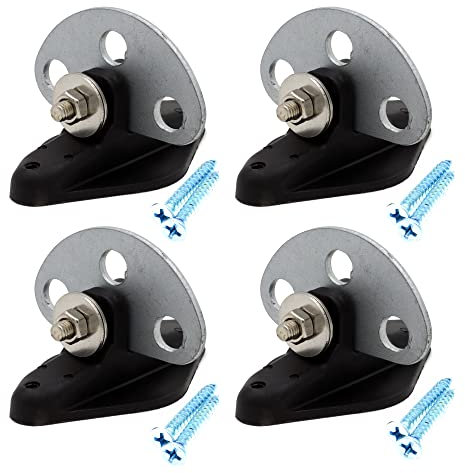 4 pcs pinlock insulators with 3 Point Gate Connector, Electric Fence Gate End